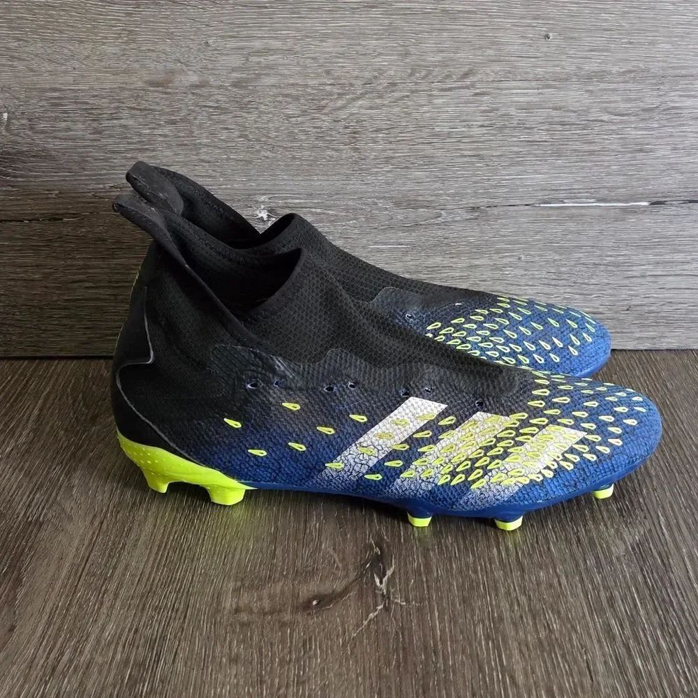 Adidas Predator Freak .3 FG Blue Black Soccer Cleats FY0610 Men’s Size 11